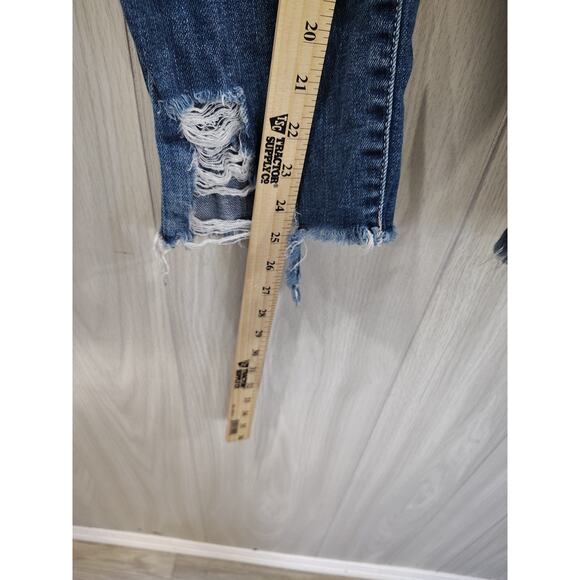 Buckle Black Distressed Women's Jeans Size 26 BBW2110 Stretch Grunge - Picture 7 of 8